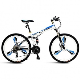 NOBRAND Folding Mountain Bike NOBRAND Testmodel, Test004 Unisex Adult, unisex_adult, blue, 24