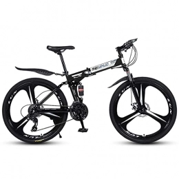 BaiHogi Bike Professional Racing Bike, Folding Outroad Bicycles, Adult Mountain Bikes, Folded Within 15 Seconds, Men and Women Folding Bike, 21 * 24 * 27-Speed, 26-inch Wheels Outdoor Bicycle