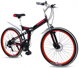 Qianqiusui Bike Qianqiusui 24" Wheel Mens Mountain Bike 16" Frame Alloy Front Suspension 21 / 24 / 27 Speed, Red, Red, 21speed (Color : Red, Size : 27speed)