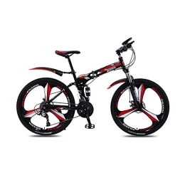 Road Bike Comfortable Mountain Bike 24 Speed Folding Urban Track Bike 24-inch Shift Male and Female Students Double Shock Absorber Adult Dual Disc Double Shock Absorber Beach Bicycle Friend Gift