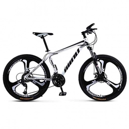 smzzz Bike smzzz Sports Outdoors Commuter City Road Bike Bicycle Mens' Mountain High-carbon Steel 30 Speed Steel Frame 24 Inches 3-Spoke Wheels Fully Adjustable Front Suspension Forks White 21speed