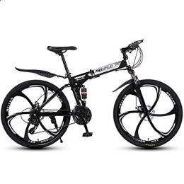 STRTG Bike STRTG Adult Folding Mountain Bicycle, Foldable Bike, Folding Outroad Bicycles, Streamline Frame Folded Within 15 Seconds, for 26in 21 * 24 * 27Speed Men Women Outdoor Bicycle