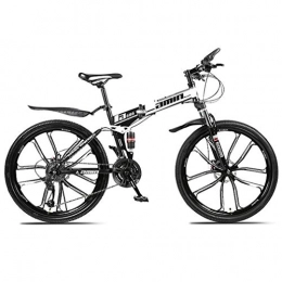 Tbagem-Yjr Bike Tbagem-Yjr Outdoor Mens Sports Leisure Folding Mountain Bike, 26 Inch Freestyle City Road Bicycle (Color : Black, Size : 27 speed)