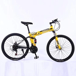 TIZUPI Bike TIZUPI Mountain Bikes 24 Inch Lightweight Mini Folding Bike Small Portable Bicycle Adult Student Variable speed bicycle Aluminum Frame, Disc Brakes, Multiple Colors