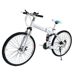 XIAOFEI Bike XIAOFEI 2020 New Model Fashion Color Mountain Bike / Bicycle / Cycling, 26 Inch Mountain Bike Dual Disc Brake Male And Female Adult Car Double Shock Absorber Student Variable Speed Bicycle, White1