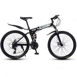 XYDDC Folding Mountain Bike XYDDC 26 Inch Men's Mountain Bikes High-carbon Steel Hardtail 21 / 24 / 27 Speed Mountain Bike Bicycle with Front Suspension