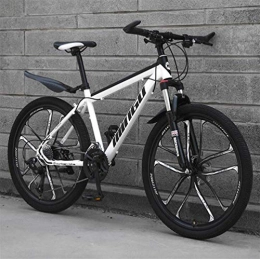 YOUSR Folding Mountain Bike YOUSR High Carbon Steel Frame Adult Cross Country Bicycle - Commuter City Hardtail Mountain Bike 21 Speed