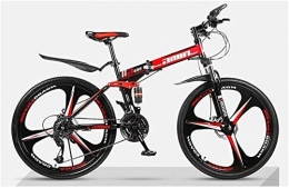 YUHT Bike YUHT Mountain Bikes, Folding bicycle 21 Speeds Lightweight Aluminium Alloy Frame Disc Brake Folding Bike