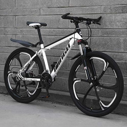 BEIGOO Bike 21 / 24 / 27 / 30 Variable Speed Mountain Bike, 26 Inch Adult Bike, MTB Suspension Mens Bicycle, with Fenders, bicycle For Adult Men And Women Teens-21Speed-M