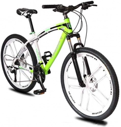 WSJYP Bike 24 / 26 inch Mountain Bike for Men, Carbon Steel Mountain Bike Bicycle, 21 / 24 / 27 speed Wheel Hardtail Front Suspension MTB Simple Style, 21 speed-26in