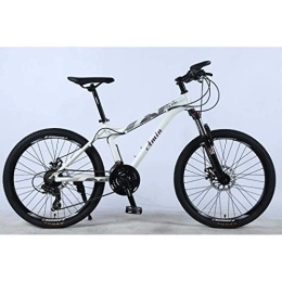 FREIHE Mountain Bike 24 Inch 27-Speed Mountain Bike for Adult, Lightweight Aluminum Alloy Full Frame, Wheel Front Suspension Female Off-Road Student Shifting Adult Bicycle, Disc Brake