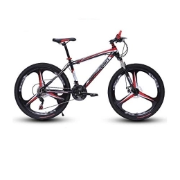 24-inch Mountain Bike, Dual Disc Brakes, Variable Speed And Shock-absorbing Bikes, Suitable For Any Rider,Red