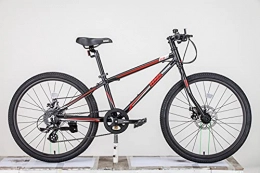 LEONX Bike 24" Lightweight Alloy City Bikes Kids Bicycles Light Weight Cycle 24" Wheels 8 Gears & Dual Disc Brake