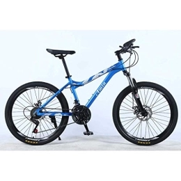 FREIHE Mountain Bike 24In 21-Speed Mountain Bike for Adult, Lightweight Aluminum Alloy Full Frame, Wheel Front Suspension Female off-road student shifting Adult Bicycle, Disc Brake