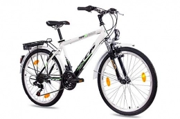 Unknown Bike 24Inch City Bicycle KCP Terrestrial Ion Gent Boys Bike with 18Speed Shimano Black White