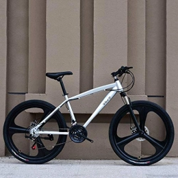 Suge Bike 26 Inch Adult Mountain Bike, Teenage Student Road Bicycle, Double Disc Brake Beach Snow Bikes, Magnesium Alloy Wheels, Men Women General Purpose (Color : E, Size : 21 speed)