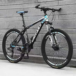 makeups1 Mountain Bike 26 Inch Bicycle 24 Speed Mountain Bike Variable Speed Road Bike 24 Speed Shock Absorption and Speed-Black_26_Inch-24_Speed