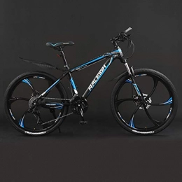 CPY-EX Bike 26 Inch, Mountain Bike, 21 / 24 / 27 / 30 Speed, Mudgard Set, Double Disc Brake, Black Red, Black And White, Black Blue, White Blue, Spokes, Six Cutter Wheel, C, 30