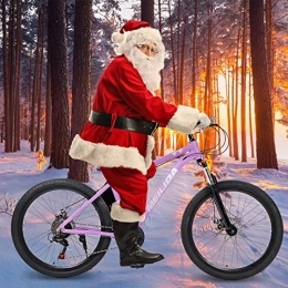 26 Inch Mountain Bike - 21-Speed Bike for Men And Women - Lightweight Aluminum Mountain Bicycle - Disc Brakes Suspension Fork - Purple Bike Giant Talon 3 (Purple, 136 * 73 * 19CM)