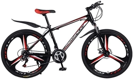 FMOPQ Bike 26 inch Mountain Bike Bicycle High Carbon Steel and Aluminum Alloy Frame Double Disc Brake Mountain Bike 6-24 27 Speeds fengong Titanium alloy suspe