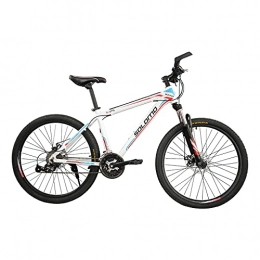 26 Inch Mountain Bike Fully,Front and Rear Mechanical butterfly brakes,Aluminum Alloy Frame Bike,27 Speed Gears,Hardtail Mountain Boys/Mens Bike with Front and Rear Mudguard and Bike Lock