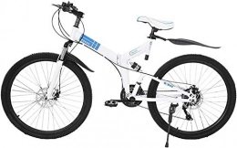 SYCY Mountain Bike 26 Inch Mountain Bike with 21 Speed Dual Disc Brakes Full Suspension Non-Slip Aluminum Steel Frame Options Front Full Suspension