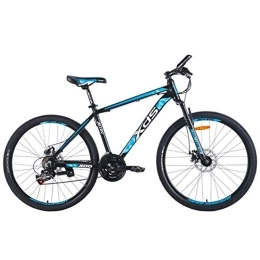 DJYD Mountain Bike 26 Inch Mountain Bikes, Aluminum 21 Speed Mountain Bike with Dual Disc Brake, Adult Alpine Bicycle, Anti-Slip Bikes, Hardtail Mountain Bike, Orange, 17 Inches FDWFN (Color : Dark Blue)