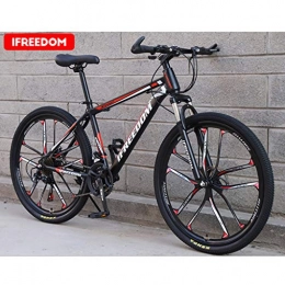 Modely Bike 26 Inch Mountain Bikes, High-carbon Steel Hardtail Mountain Bike, Mountain Bicycle with Front Suspension Adjustable Seat, 21 Speed, Unfoldable