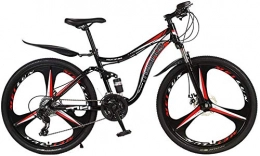 WSJYP Bike 26 Inch Outroad Mountain Bike, Dual Shock-Absorbing 21 Speed Mountain Bicycle Cool Bike For Men Women, Red