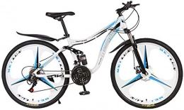 WSJYP Bike 26 Inch Outroad Mountain Bike, Dual Shock-Absorbing 21 Speed Mountain Bicycle Cool Bike For Men Women, White