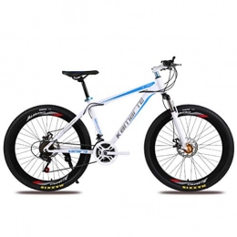 DOS Mountain Bike 26 Inches Mountain Bike 21 Speed Wheels Dual Suspension Bicycle Disc Brakes Carbon Steel Frame, Blue
