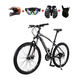 WHYTT Bike 26" Safety Mountain Bike Bicycle for Adults Men And Women, High-Carbon Steel Frame MTB Bikes, Full Suspension, Aluminum Alloy Wheels, Suitable for Traveling in The Wild City