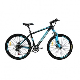 WQY Mountain Bike 26Inch Travel Bike 21-Speed Mountain Bike Off-Road Students Adult Men And Women Bicycle, Blue