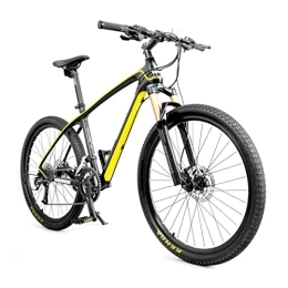 Aoyo Bike 27.5 Inch Adult Mountain Bikes, Ultra-Light Carbon Fiber Frame Mountain Trail Bike, Dual Disc Brake Men Women Hardtail Mountain Bicycle,