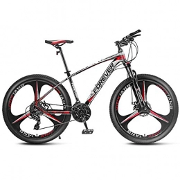 27.5 Inch Men's Mountain Bikes, Road Bike 33 Speed Light Aluminum Frame Speeds Mountain Bikes Bicycles Alloy Stronger Frame Disc Brake,Red,B