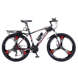 SABUNU Bike 27.5 Inch Mountain Bike 24 Speeds With Carbon Steel Frame Dual Disc-Brake Suspension Fork For A Path, Trail & Mountains(Size:24 Speed, Color:Ed)