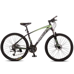 DJYD Mountain Bike 27-Speed Mountain Bikes, 27.5 Inch Big Tire Mountain Trail Bike, Dual-Suspension Mountain Bike, Aluminum Frame, Men's Womens Bicycle, Red FDWFN (Color : Green)