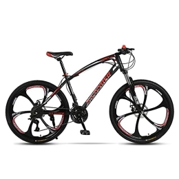 SHANJ Mountain Bike Adult Mens Mountain Bike 24 / 26inch, Full Suspension 24-30 Speed Offroad Road Bicycle, City Bike with Double Disc Brakes for Women