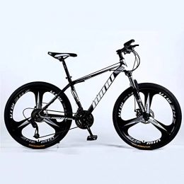SCYDAO Bike Adult Mountain Bike 26Inch, 26 Inch Wheels 21 / 24 / 27 / 30 Speed 4 Choices, Full Suspension Double Disc Brake Mountain Bike, Lockable Fork Outroad Bicycles Mountain Bike, Style 3, 21 speed