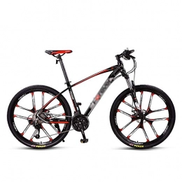 BNMKL Mountain Bike Adult Mountain Bike, 27.5inch Wheels, Mountain Trail Bike High Carbon Steel Outroad Bicycles, 24-Speed Bicycle Full Suspension, D-26in