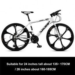 COKECO Mountain Bike Adult Mountain Bikes 26 Inch Mountain Trail Bike High Carbon Steel Full Suspension Frame Off-road mountain bike male and female adult shock absorption ultra-light integrated wheel