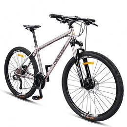 NOBRAND Bike Adult Mountain Bikes, 27.5 Inch Steel Frame Hardtail Mountain Bike, Mechanical Disc Brakes Anti-Slip Bikes, Men Womens All Terrain Mountain Bicycle, 30 Speed Suitable for men and women, cycling and hik