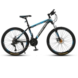  Bike Adultmountain Bike, 26 Inch Men's Dual Disc Brake Hardtailmountain Bike, Bicycle Adjustable Seat, High-Carbon Steel Frame, C-26inch24speed