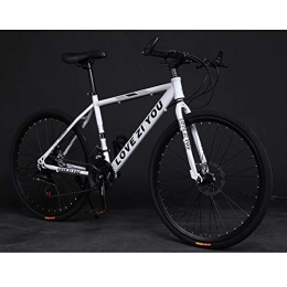   Adultmountain Bike, Carbon Steelmountain Bike 21 Speed Bicycle Full Suspension MTB Gears Dual Disc Brakesmountain Bicycle, E-26inch27speed