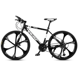  Mountain Bike Adultmountain Bike, High Carbon Steel Outroad Bicycles, 21-Speed Bicycle Full Suspension MTB ​​Gears Dual Disc Brakesmountain Bicycle, D-30speed