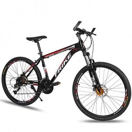 AI-QX Bike AI-QX Mountain Bike 30 Speed Dual Disc Brake 26'' Wheels Suspension Fork Mountain Bicycle, D