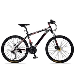 Relaxbx Mountain Bike Aluminum Alloy 26 Inch Mountain Bike 21 Speed Off-Road Adult Bicycle, Red