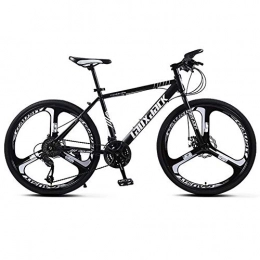 Amcerd Mountain Bike Amcerd Mens mountain bike, Unisex Adult 26Inches Wheels Aluminium alloy Dual Disc brake 21 Speed Bicycle For on and off road cycling Black Section BClover tire