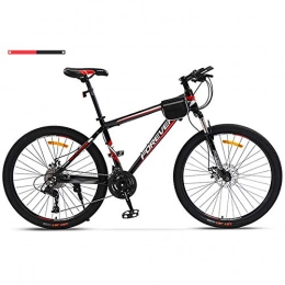 Amcerd Mountain Bike,26 Inches Unisex Adult Carbon steel alloy 27 Speed Wheels Bicycle Dual Disc brake for on and off road cycling Section AClassic tire