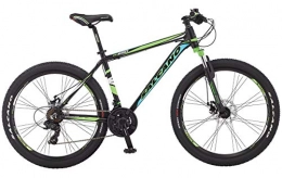Ammaco Bike Ammaco. Salcano NG650 26" Wheel Mens Mountain Bike Front Suspension Bike Mechanical Disc Brakes 18" Frame Black / Green / Blue